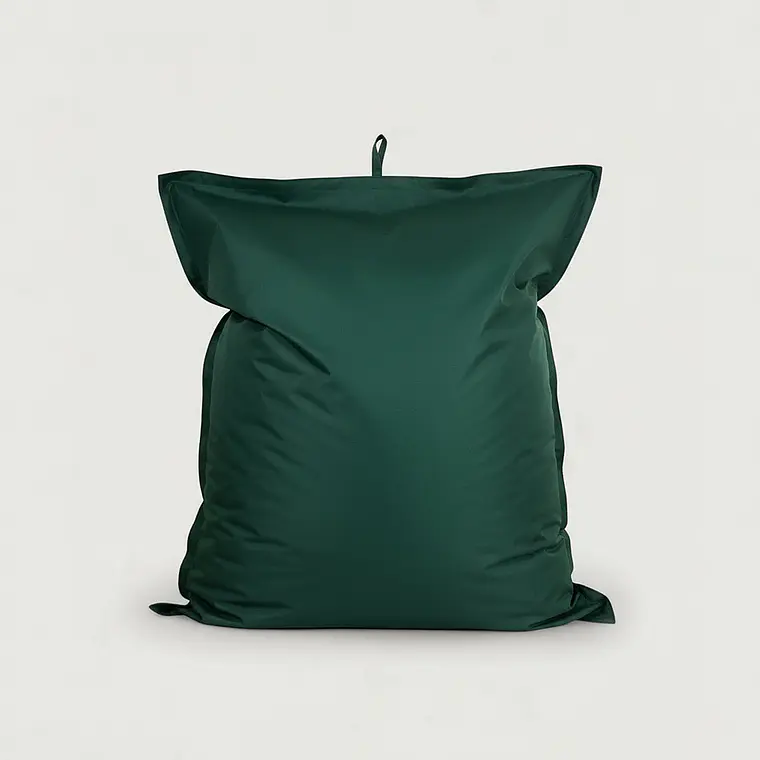 PUFF RECTANGULAR EXTERIOR IMPERMEABLE - VERDE / VERDE (TALLA L) 2