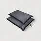 PUFF RECTANGULAR EXTERIOR IMPERMEABLE - GRIS OSCURO / NEGRO (TALLA L) - Miniatura 6
