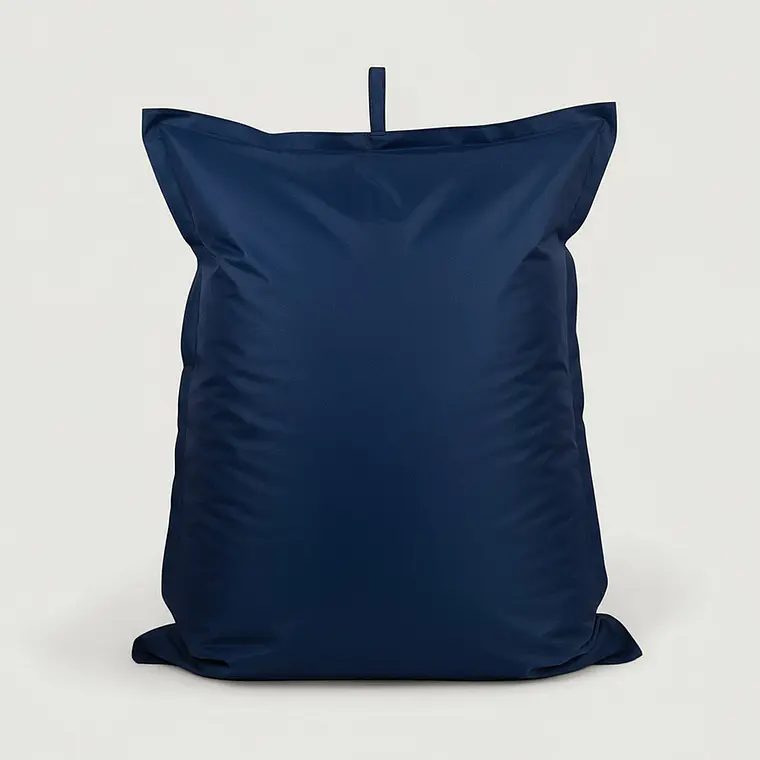 PUFF RECTANGULAR EXTERIOR IMPERMEABLE - AZUL / AZUL (TALLA S) 4