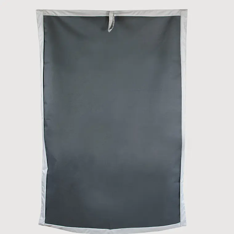 FUNDA PUFF RECTANGULAR EXTERIOR Y TERRAZA PUF (SIN RELLENO) - GRIS OSCURO / GRIS CLARO | GRIS OSCURO / L / GRIS CLARO 2