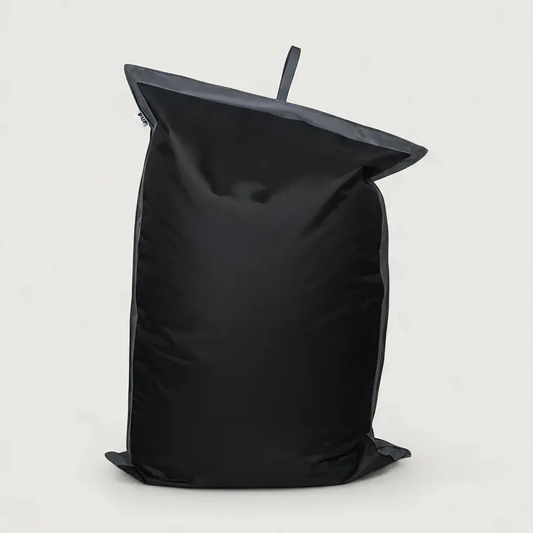 PUFF RECTANGULAR EXTERIOR IMPERMEABLE - NEGRO / GRIS OSCURO (TALLA L) 3