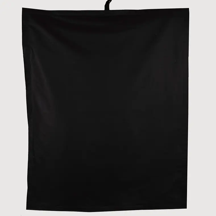 FUNDA PUFF RECTANGULAR EXTERIOR Y TERRAZA PUF (SIN RELLENO) - NEGRO / NEGRO | NEGRO / S / NEGRO 1