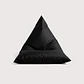PUFF TRIANGULAR TERRAZA Y EXTERIOR - NEGRO | NEGRO - Miniatura 1