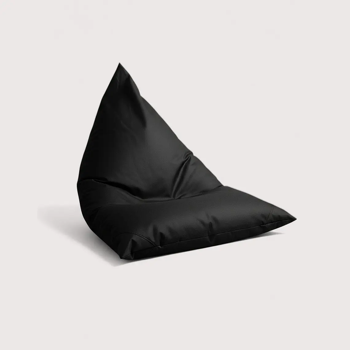 PUFF TRIANGULAR TERRAZA Y EXTERIOR - NEGRO | NEGRO 2