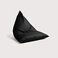 PUFF TRIANGULAR TERRAZA Y EXTERIOR - NEGRO | NEGRO - Miniatura 2