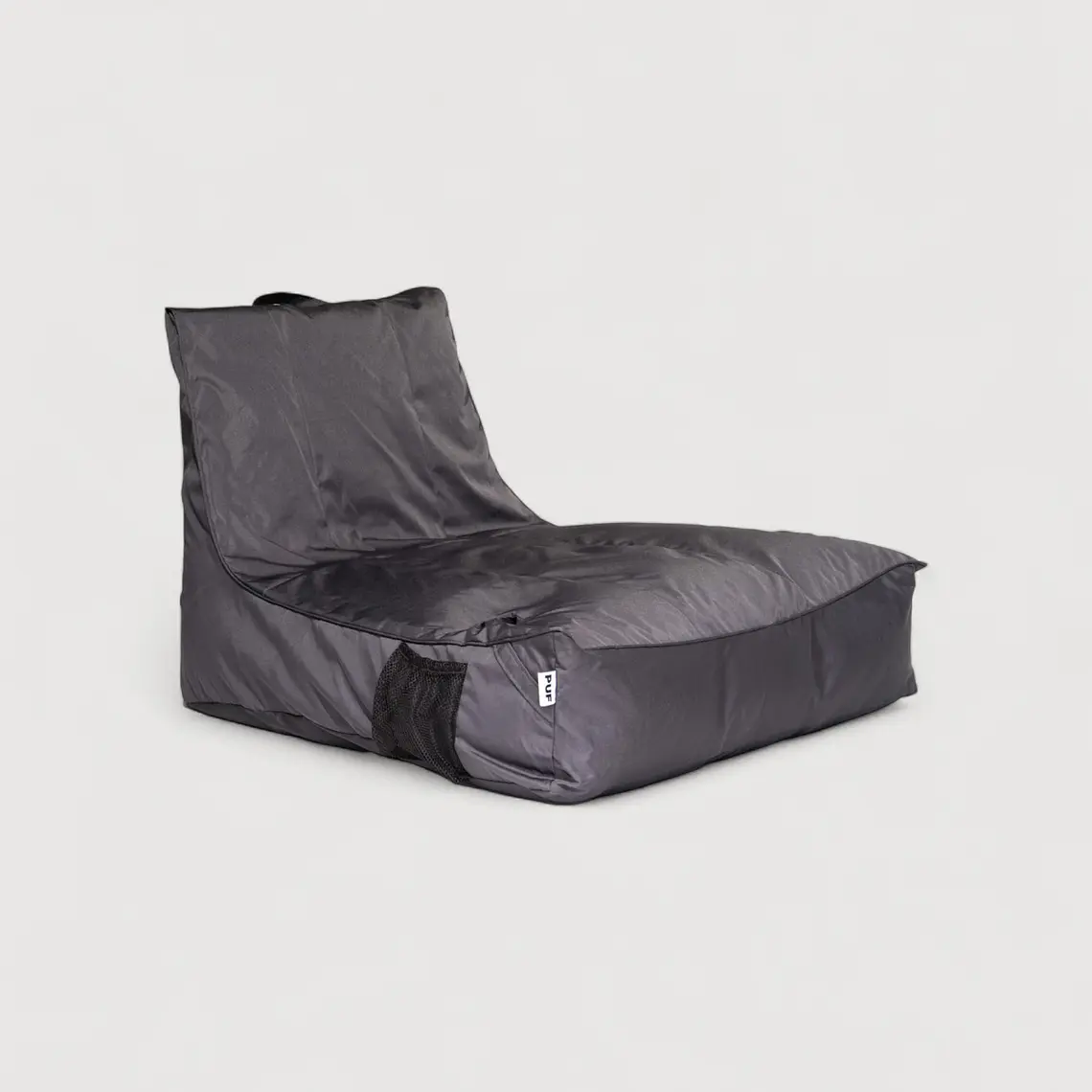 SILLÓN EXTERIOR LOUNGE PUF | GRIS OSCURO 1