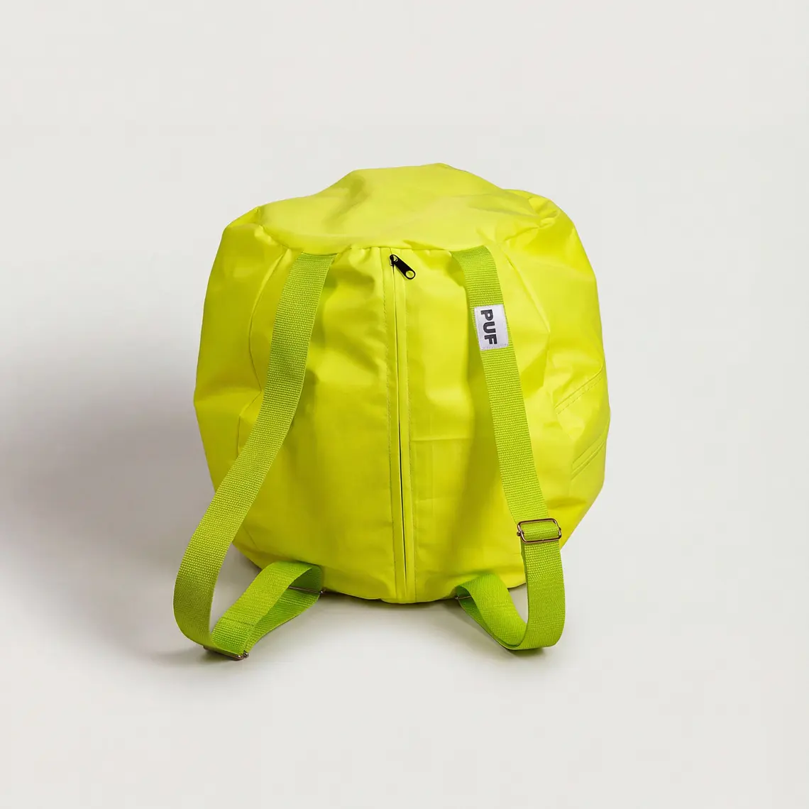 MOCHILA COJIN PUF - AMARILLO FLÚOR 1