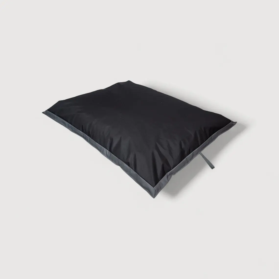 PUFF RECTANGULAR EXTERIOR IMPERMEABLE - NEGRO / GRIS OSCURO (TALLA L) 5
