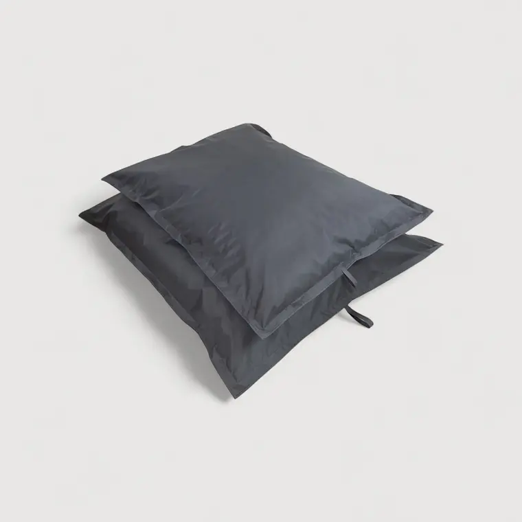 PUFF RECTANGULAR EXTERIOR IMPERMEABLE - GRIS OSCURO / GRIS OSCURO (TALLA S) 6