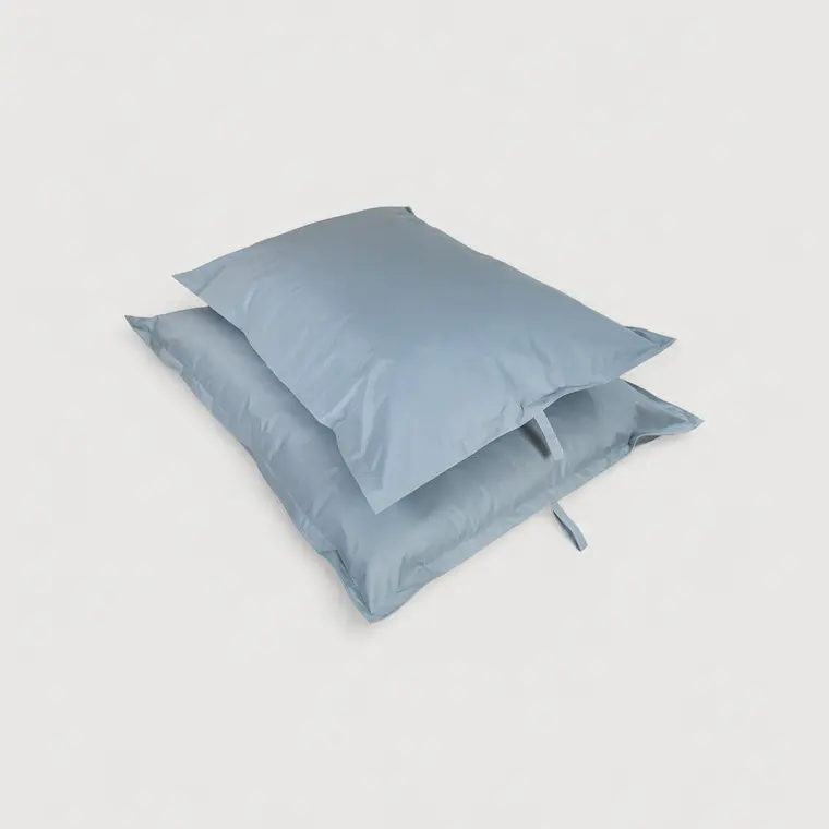 PUFF RECTANGULAR EXTERIOR IMPERMEABLE - GRIS CLARO / GRIS CLARO (TALLA L) 5