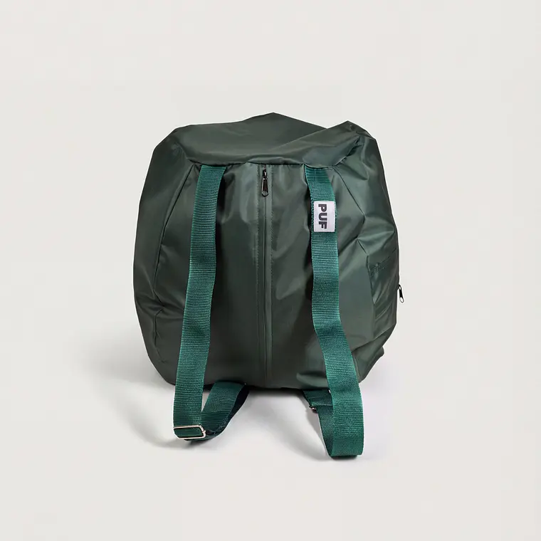 MOCHILA COJIN PUF - VERDE BOTELLA | VERDE BOTELLA 1