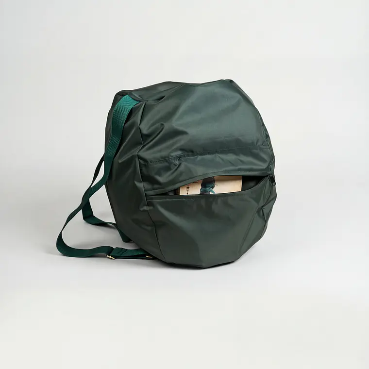 MOCHILA COJIN PUF - VERDE BOTELLA | VERDE BOTELLA 3