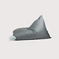 PUFF TRIANGULAR TERRAZA Y EXTERIOR - GRIS OSCURO / GRIS CLARO  - Miniatura 4