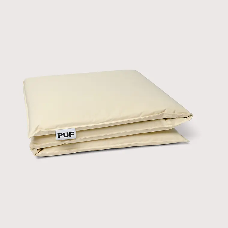 COLCHONETA MAT PARA REPOSERA PUF - BEIGE | BEIGE CLARO CRUDO 3