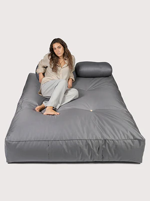 COLCHÓN IMPERMEABLE BALI PUF | GRIS OSCURO / XL