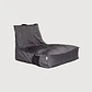 FUNDA IMPERMEABLE SILLON LOUNGE EXTERIOR PUF (SIN RELLENO) | GRIS OSCURO - Miniatura 1