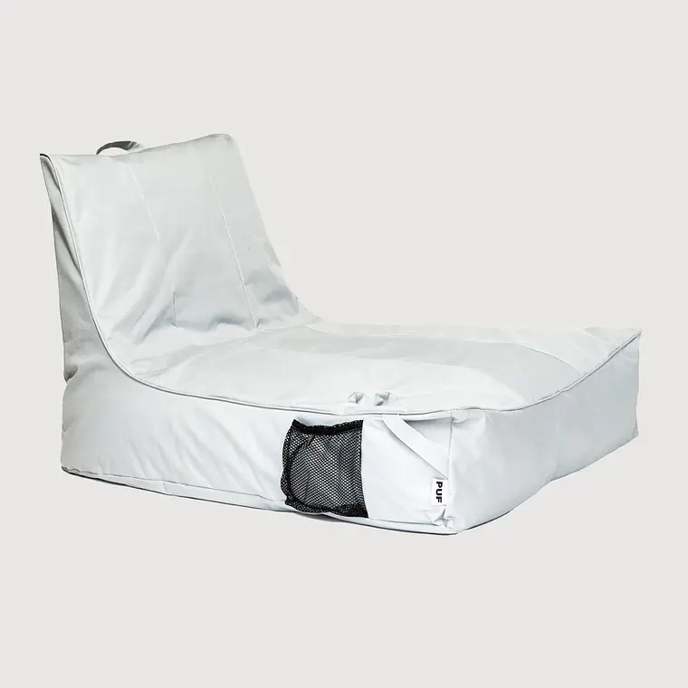 FUNDA IMPERMEABLE SILLON LOUNGE EXTERIOR PUF (SIN RELLENO) | GRIS OSCURO 2