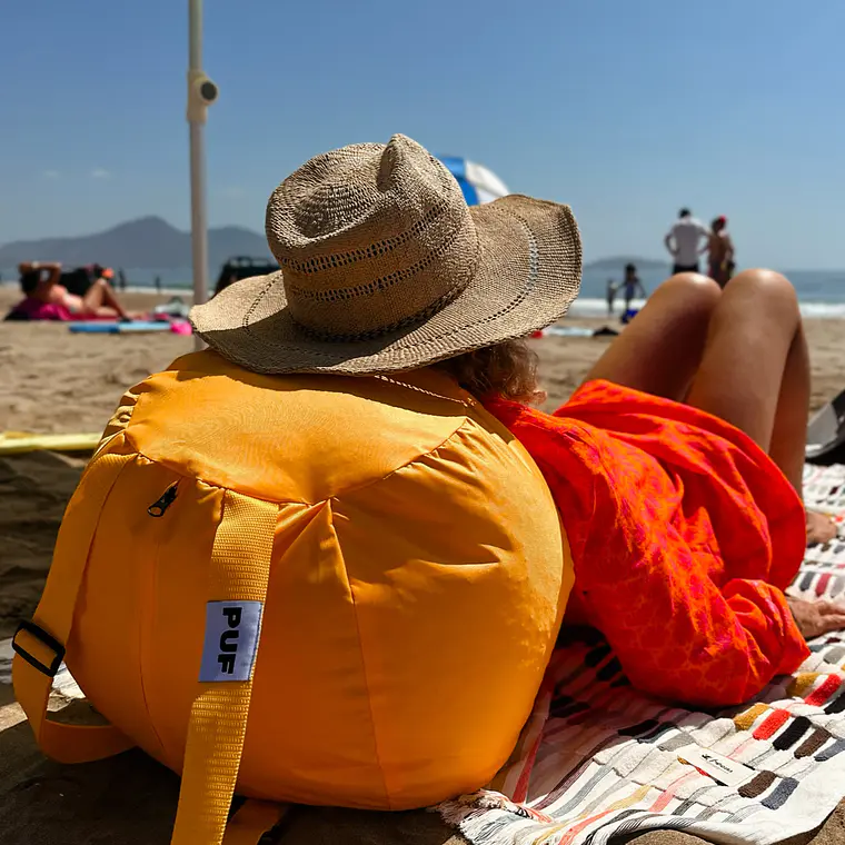MOCHILA COJIN PUF - AMARILLO OSCURO | AMARILLO OSCURO 3