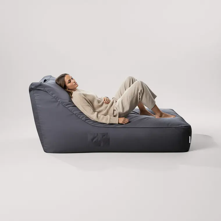 TUMBONA REPOSERA DE EXTERIOR PUF | GRIS OSCURO 4