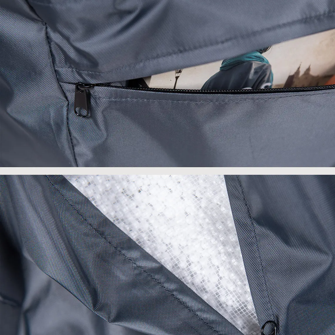 MOCHILA COJIN PUF - GRIS OSCURO | GRIS OSCURO 6