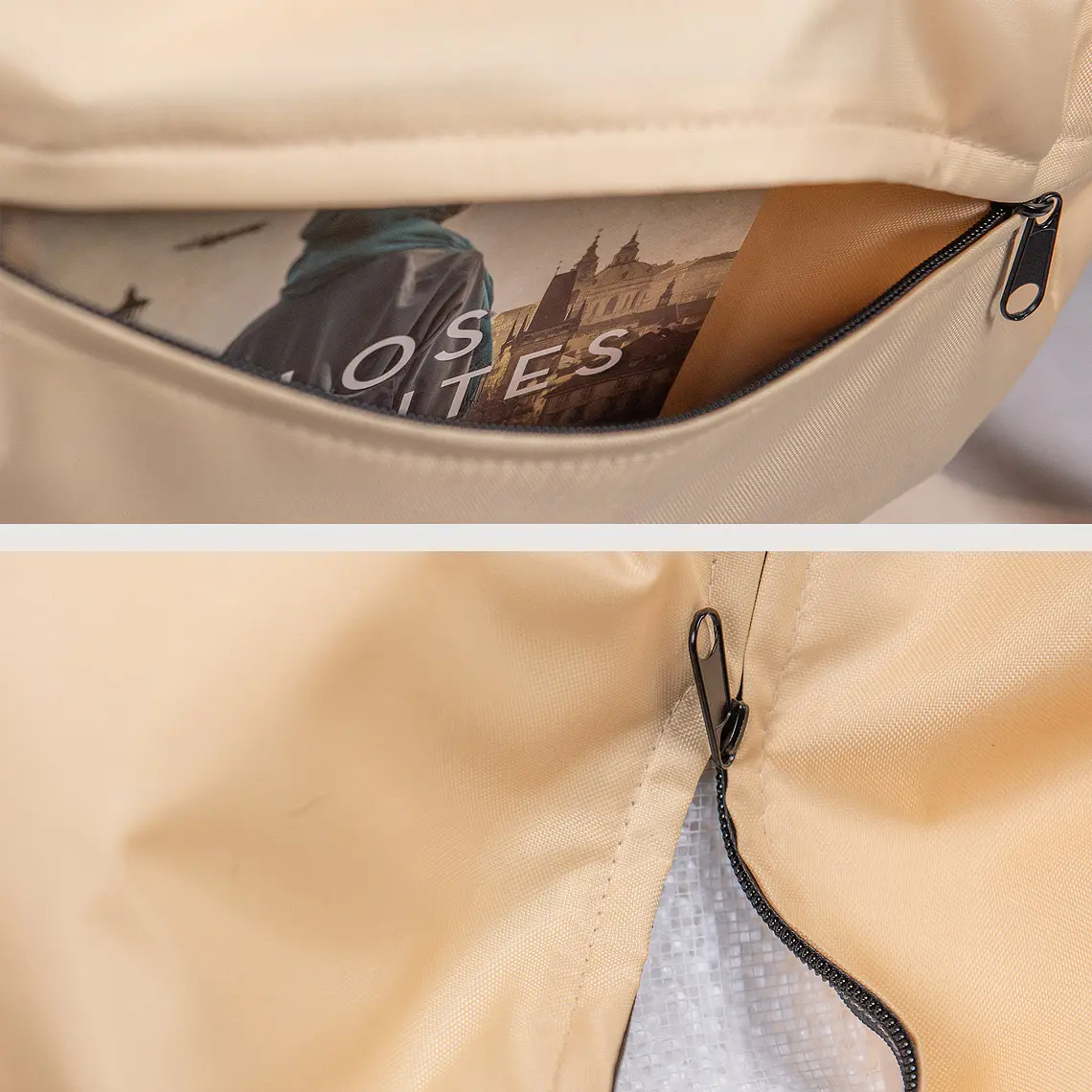 MOCHILA COJIN PUF - BEIGE - MANTEQUILLA | BEIGE MANTEQUILLA 4