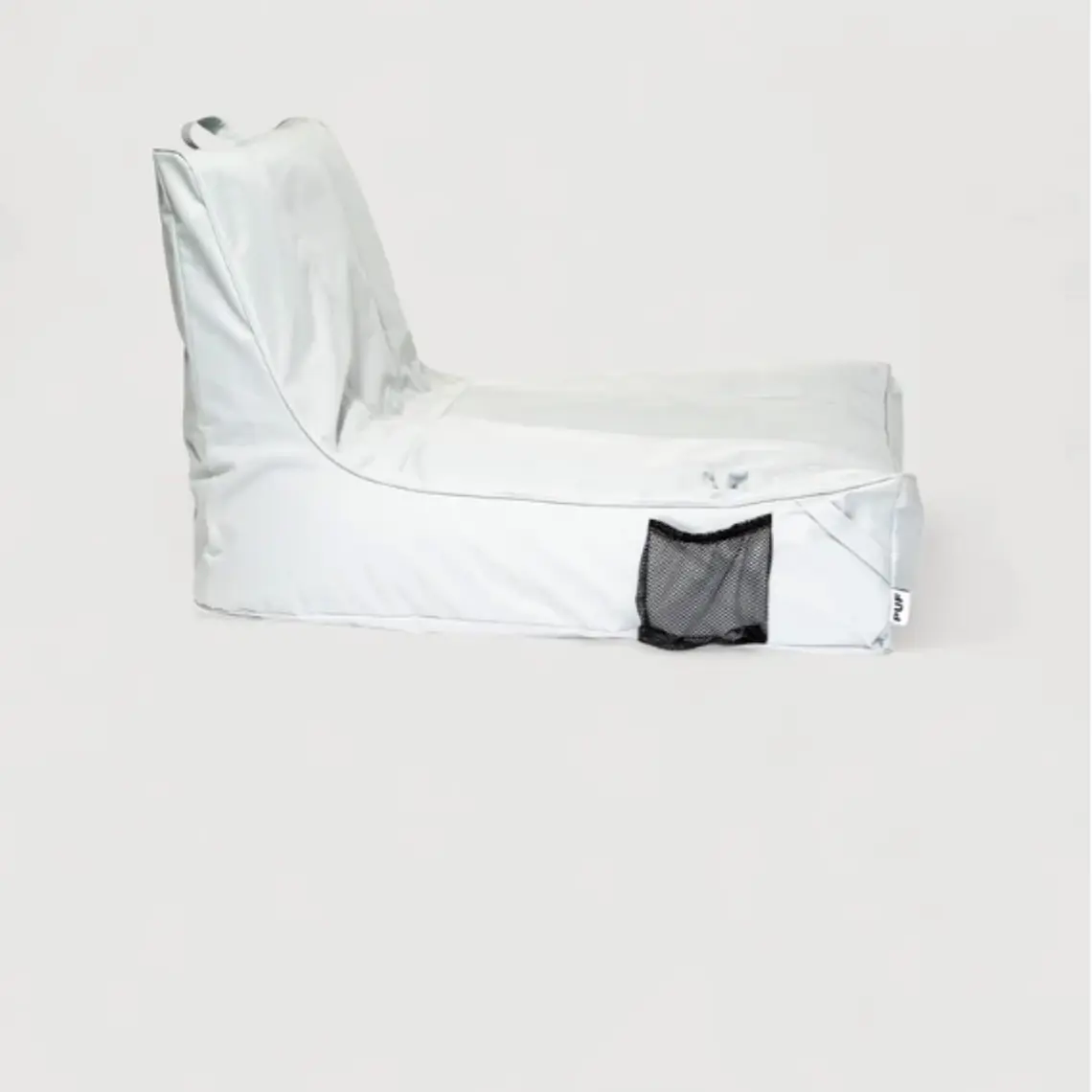 SILLÓN EXTERIOR LOUNGE PUF | GRIS CLARO 3