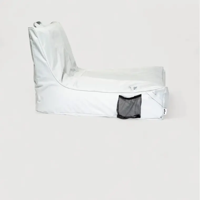 SILLÓN EXTERIOR LOUNGE PUF | GRIS CLARO 3