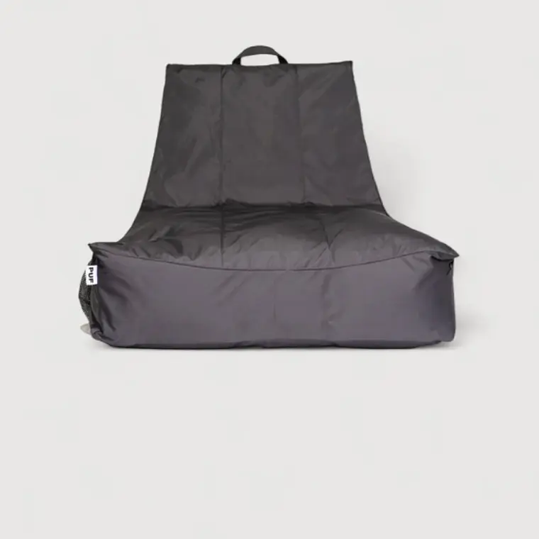 SILLÓN EXTERIOR LOUNGE PUF | GRIS OSCURO 2