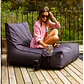 SILLÓN EXTERIOR LOUNGE PUF | GRIS OSCURO - Miniatura 6