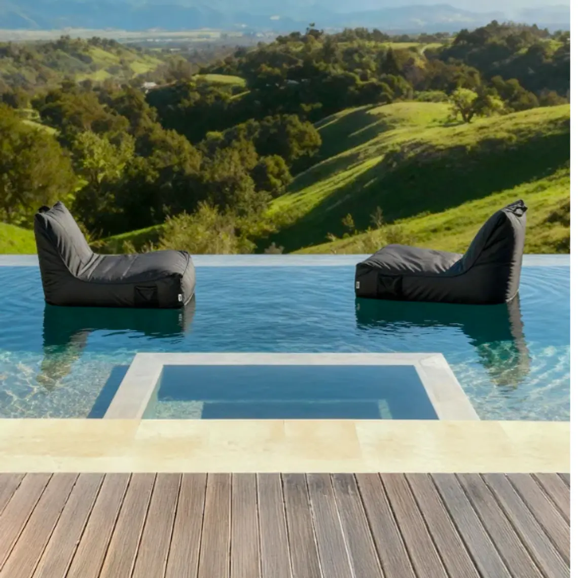 SILLÓN EXTERIOR LOUNGE PUF | GRIS OSCURO 9