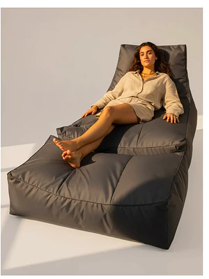 MODULAR LOUNGE EXTERIOR PUF - GRIS OSCURO