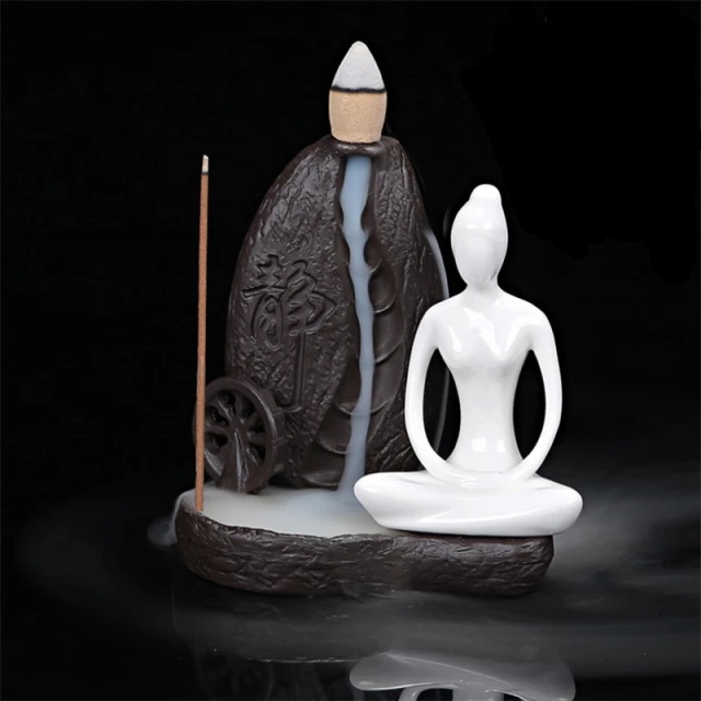 Porta Incienso - Yoga Women (Meditación)