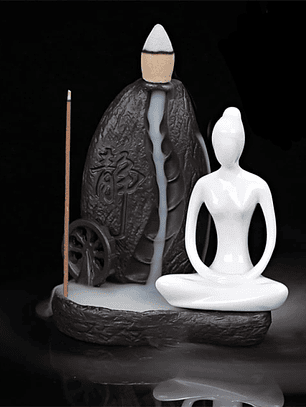 Porta Incienso - Yoga Women (Meditación)