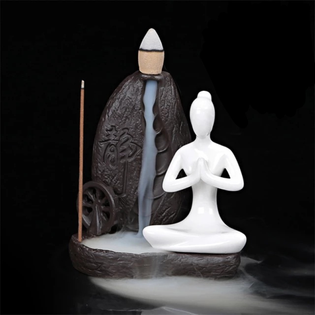Porta Incienso - Yoga Women (Oración)