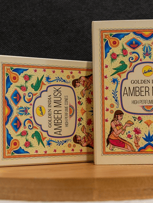 Incienso Cascada Golden Indian - Amber Musk
