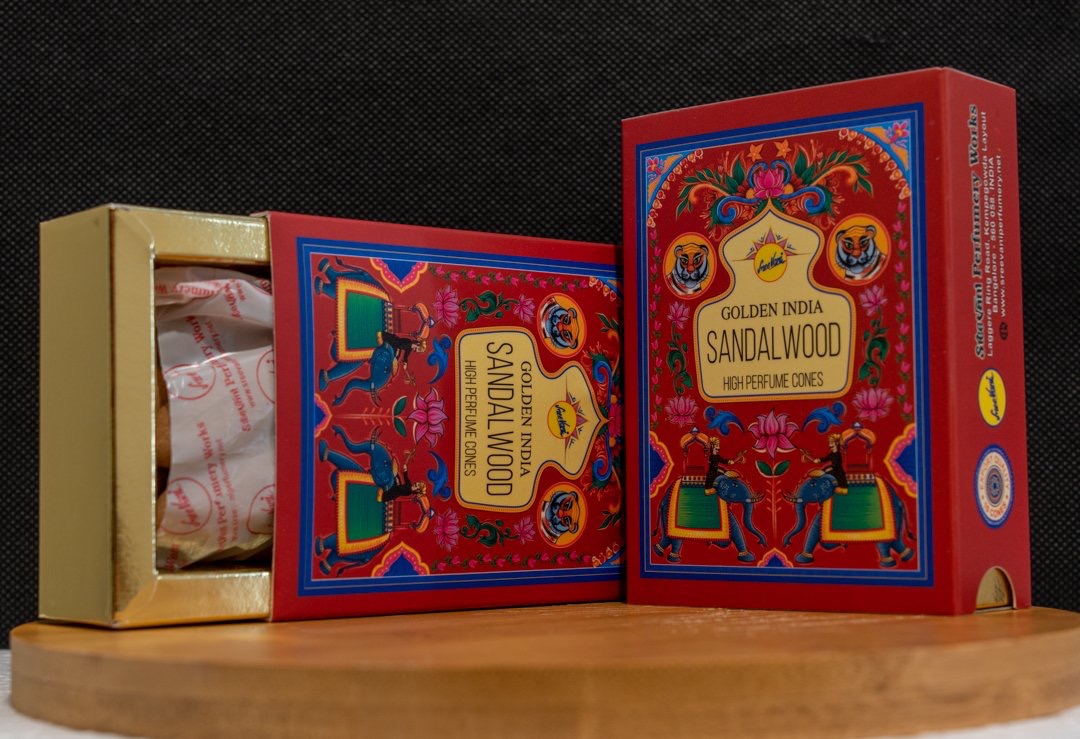 Incienso Cascada Golden Indian - Sandalwood