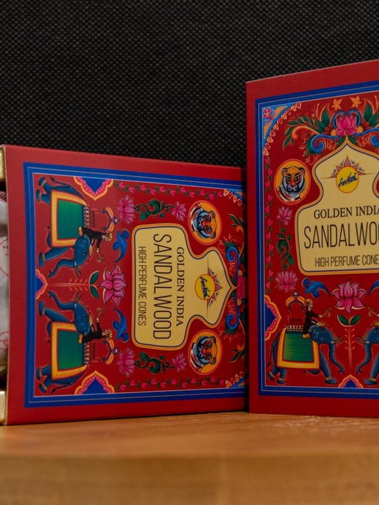 Incienso Cascada Golden Indian - Sandalwood 1