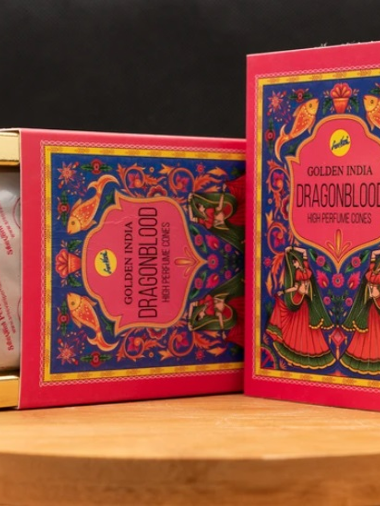 Incienso Cascada Golden Indian - Dragonblood 1