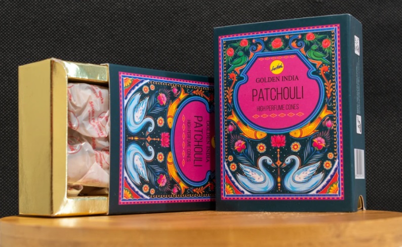 Incienso Cascada Golden Indian - Patchouli