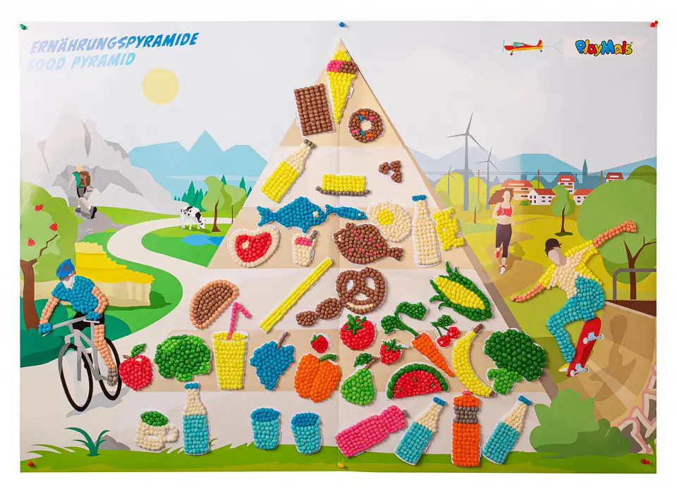 Playmais Food Pyramid Eduline Mosaic 3