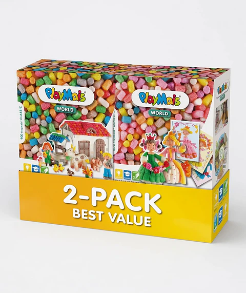 Pack Día del Niño — 2 Mundos: Classic World Granja + Princesas (3+ años)