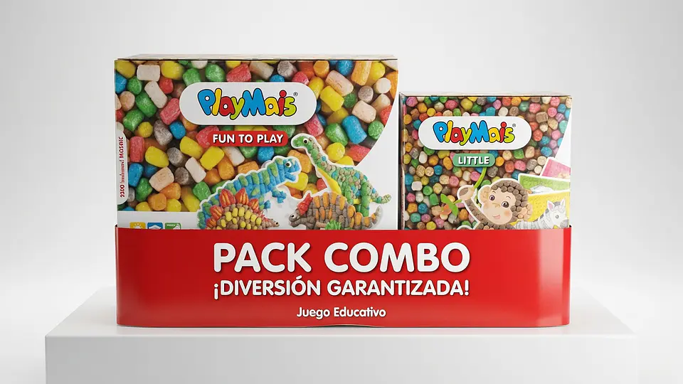 Pack Día del Niño — Mosaico Little Zoo + Classic Fun to Play Dinosaurio (3+ años) 1