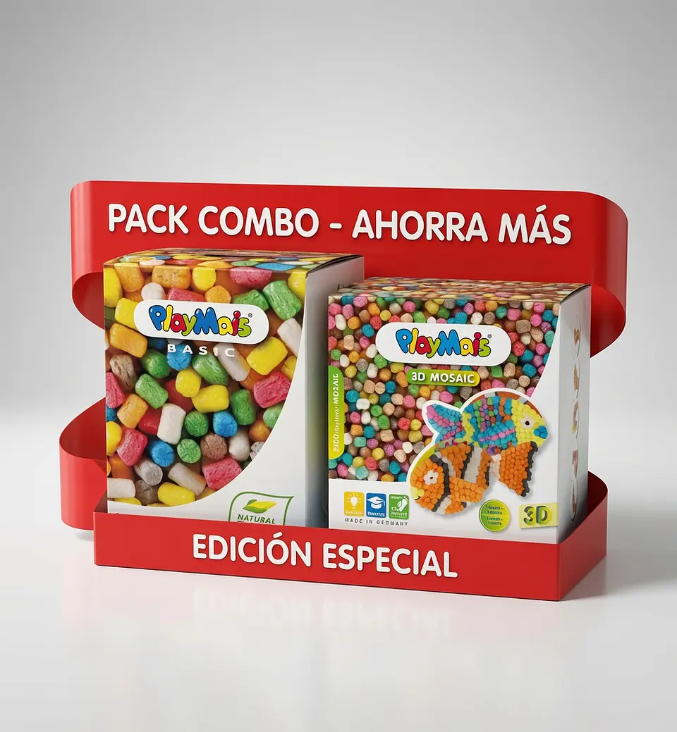 Pack Día del Niño — Mosaico 3D Pez + Classic Medium 300 (5+ años) 1