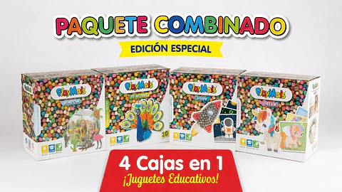 Pack Descubre Mosaic PlayMais — Los 4 Formatos (5+ años)