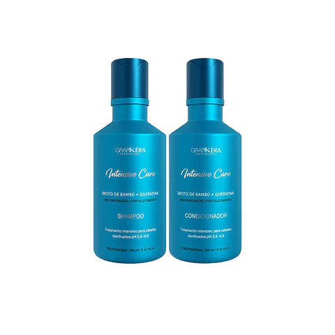 Set Home Care Shampoo + Acondicionador Cuidado Intensivo Broto de Bambú y Queratina