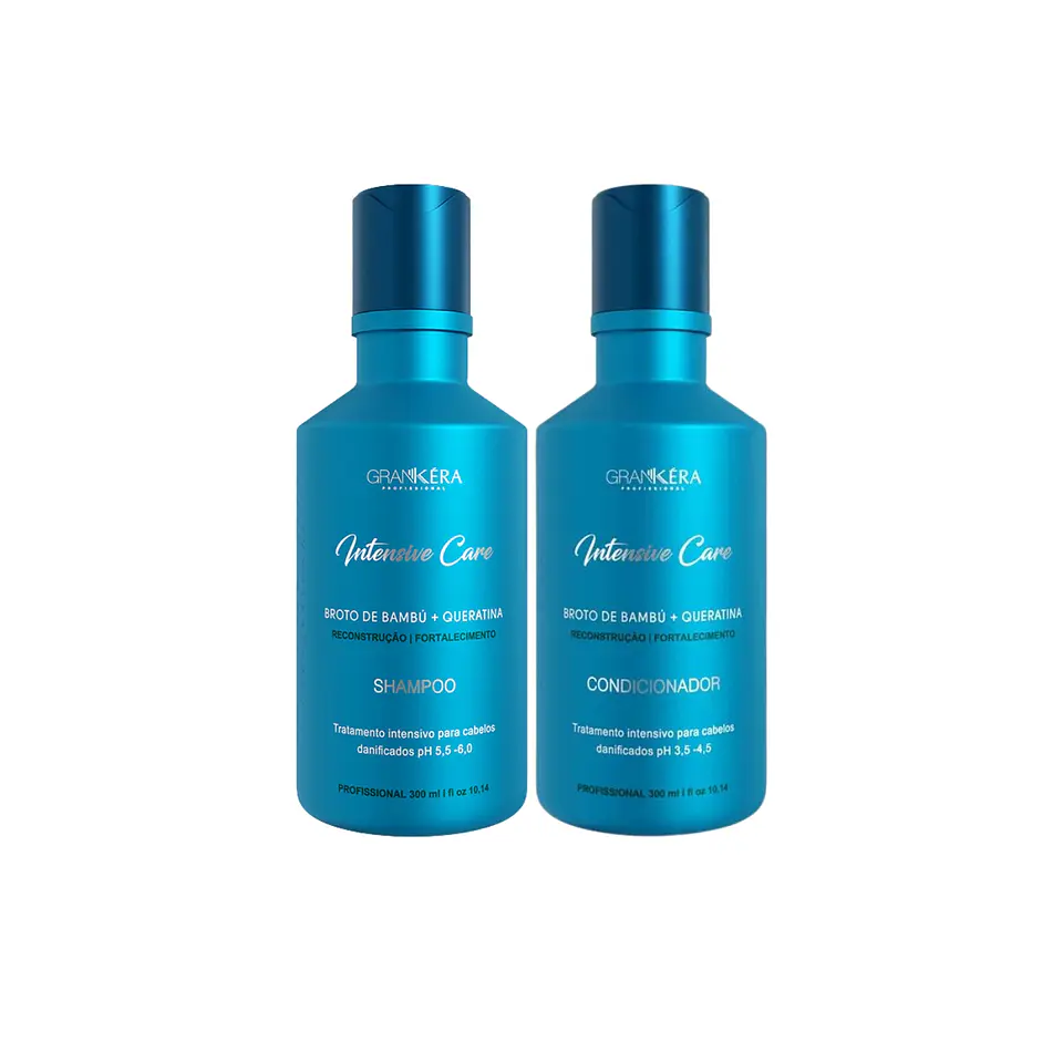 Set Home Care Shampoo + Acondicionador Cuidado Intensivo Broto de Bambú y Queratina 1