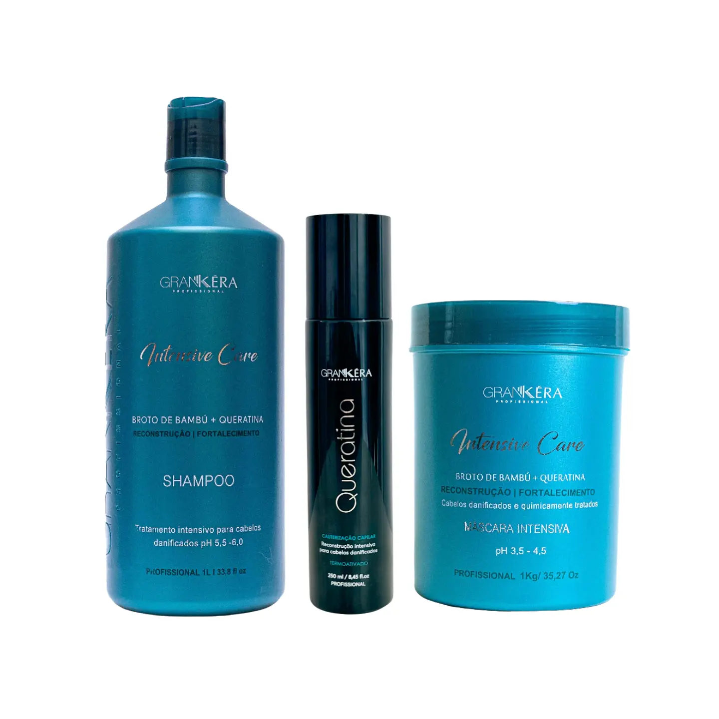 Kit Profesional Cuidado Intensivo Broto de Bambú y Queratina 1