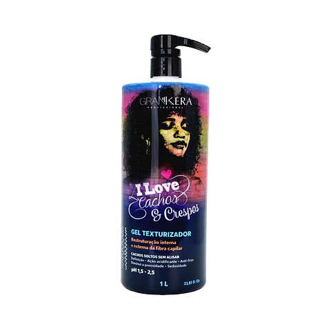 Gel Texturizador de Rizos I Love Cachos y Crespos 1 Lt