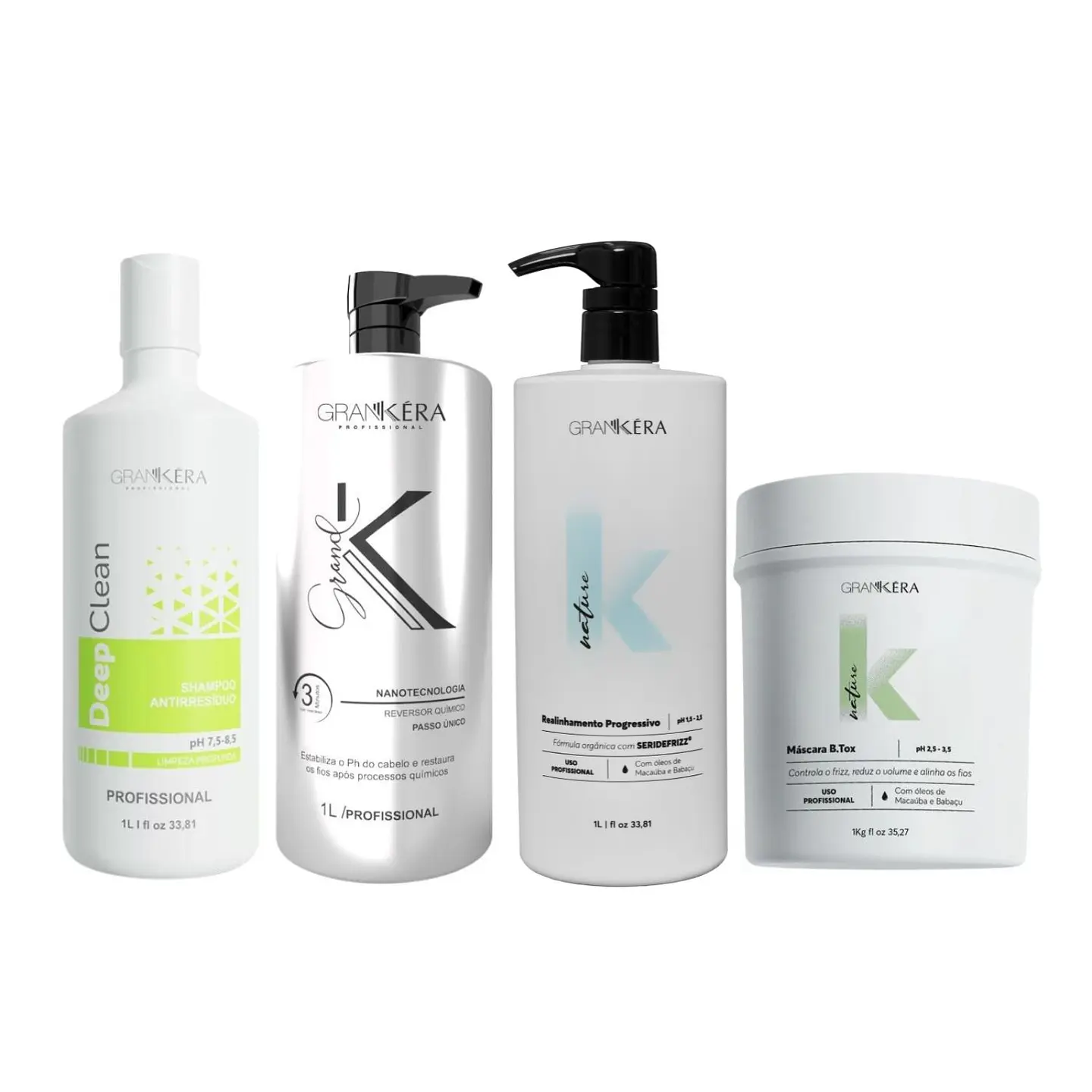 Kit Completo Profesional Deep Clean + Grand K + Nature K 1