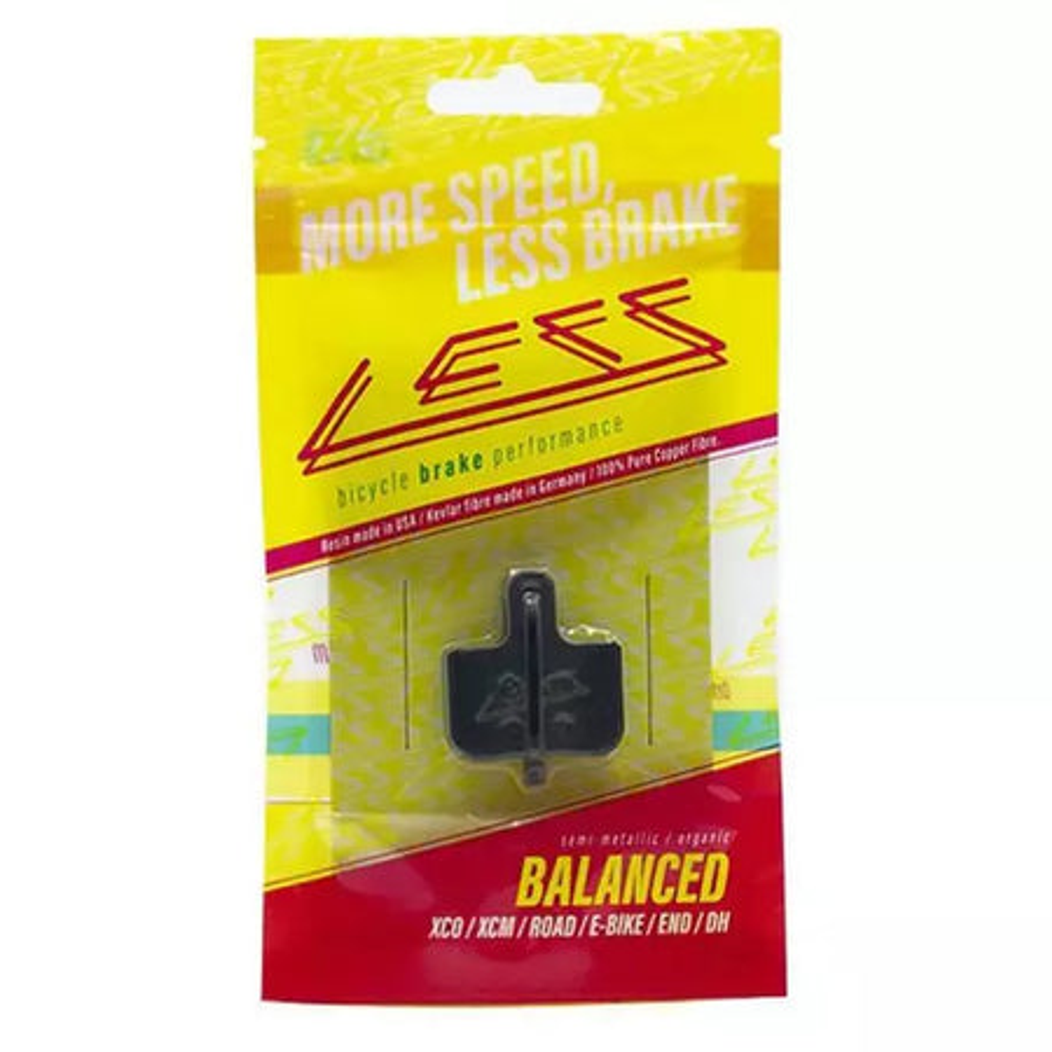 PASTILLAS LESS BRAKES BALANCED - 664 (SRAM Level T, TL, TLM y Ultimate 2019) 2